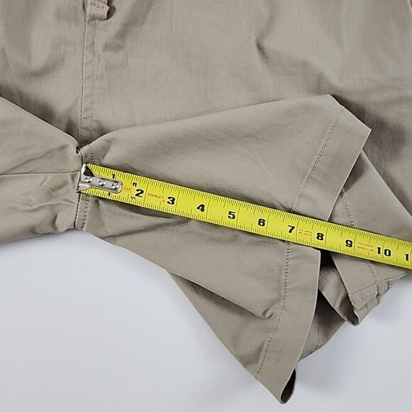 NWT Zoo York Men's Long Knee Length Cotton Stretch Sand Beige Shorts Size L - Picture 13 of 13